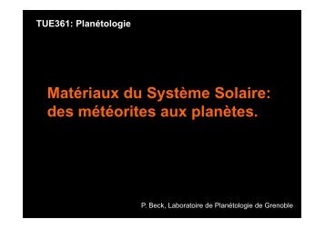 cours planetologie